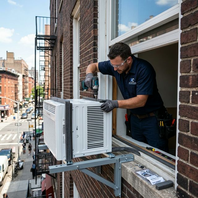 Window AC Installation